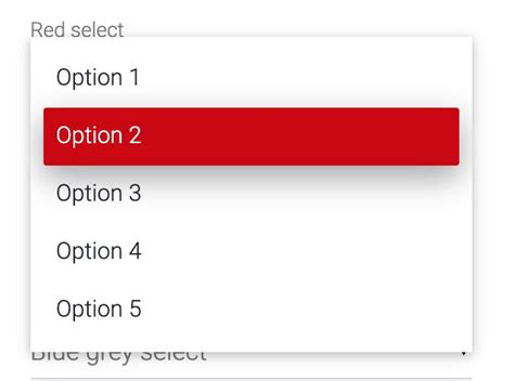 optionLabel It is used to give the name to a label of an option. . Select dropdown scrollbar css